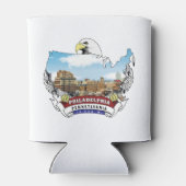 フィラデルフィア，ペンシルバニア州Bald Eagle 缶クーラー (裏面)