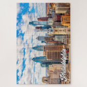 フィラデルフィア、ペンシルバニア統一された州、州 ジグソーパズル (縦)