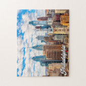 フィラデルフィア、ペンシルバニア統一された州、州 ジグソーパズル (縦)