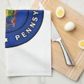 フィラデルフィア・ペンシルバニア キッチンタオル (四つ折り)