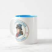 フィラデルフィア・ペンシルバニア・コロニアル ツートーンマグカップ (正面左)