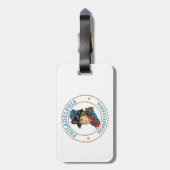 フィラデルフィア・ペンシルバニア・コロニアル ラゲッジタグ (裏面縦)