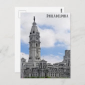 フィラデルフィア・ペンシルバニア・シティ・ホールの旅行写真 ポストカード (正面/裏面)