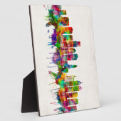 フィラデルフィア・ペンシルバニア・スカイライン フォトプラーク (側面)