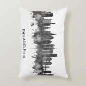 フィラデルフィア・ペンシルバニア・スカイラインBW アクセントクッション (正面(垂直))