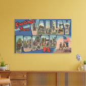 フィラデルフィア，ペンシルバニア – バレーフォージ キャンバスプリント (インサイチュ (リビング))