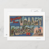 フィラデルフィア,ペンシルバニア – バレーフォージ ポストカード (正面/裏面)