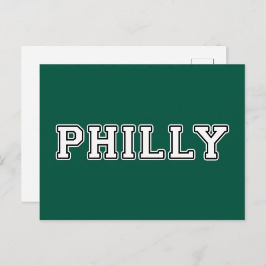 フィラデルフィア・ペンシルバニア ポストカード (正面/裏面)
