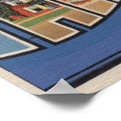 フィラデルフィア，ペンシルバニア – ラージレター ポスター (角)