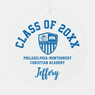 フィラデルフィア – モンゴメリークリスチャンアカデミーオーナメント メタルオーナメント