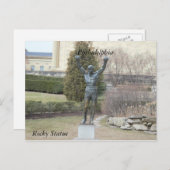 フィラデルフィア・ロッキー像はがき ポストカード (正面/裏面)
