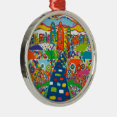 フィラデルフィア、PAクリスマスオーナメント メタルオーナメント (右)