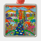 フィラデルフィア、PAクリスマスオーナメント メタルオーナメント (正面)