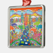 フィラデルフィア、PAクリスマスオーナメント メタルオーナメント (左)