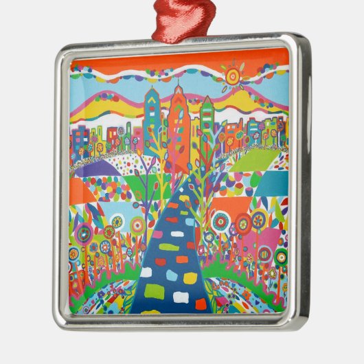 フィラデルフィア、PAクリスマスオーナメント メタルオーナメント (左)