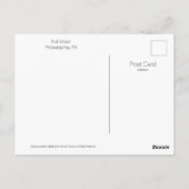 フィラデルフィア, PA ポストカード-満月 ポストカード (裏面)