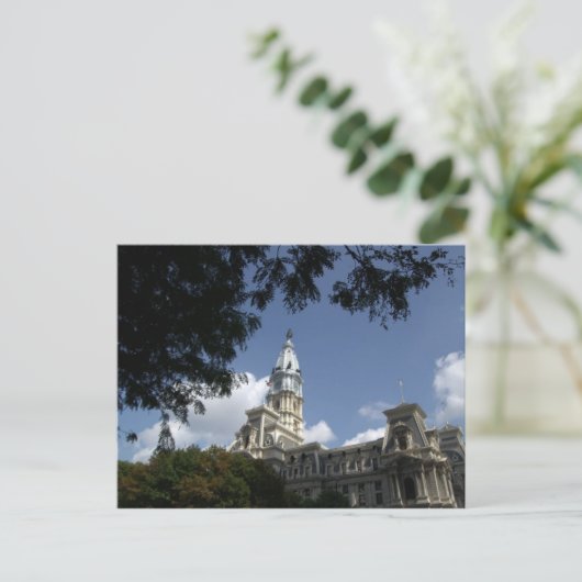 フィラデルフィアPAシティホールポストカード ポストカード (スタンド正面)