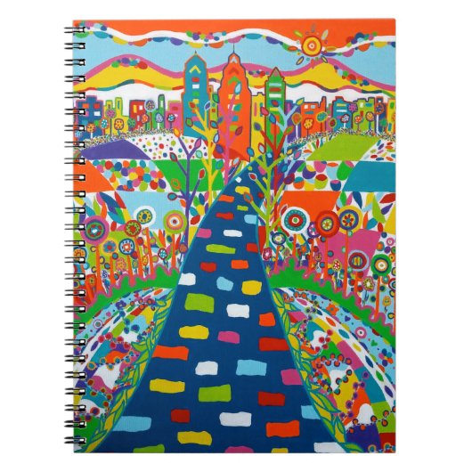 フィラデルフィアPAスパイラルノートブック ノートブック (正面)