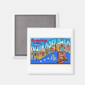 フィラデルフィアPAラージレター マグネット (正面/裏面)