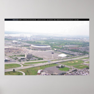 フィラデルフィアPA退役軍人スタジアムエアビュー ポスター