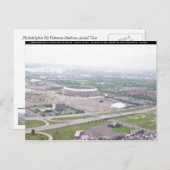フィラデルフィアPA退役軍人スタジアムエアビュー ポストカード (正面/裏面)