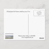 フィラデルフィアPA退役軍人スタジアムエアビュー ポストカード (裏面)