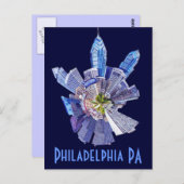 フィラデルフィアPA ポストカード (正面/裏面)