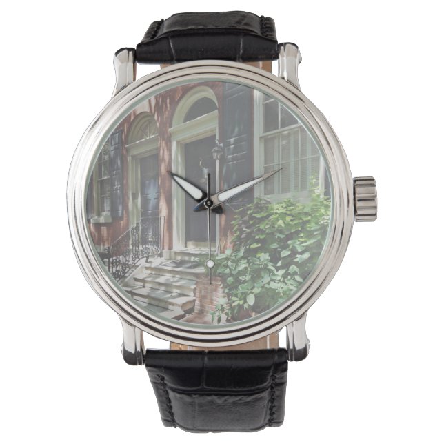 フィラデルフィアPA -通りインソサエティヒル 腕時計 (正面)