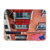 フィラデルフィアPA - Sアメリカ通り マグネット (横)