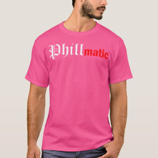 フィラデルフィリーフィラーマティックレッドラップのヒップホップ Tシャツ