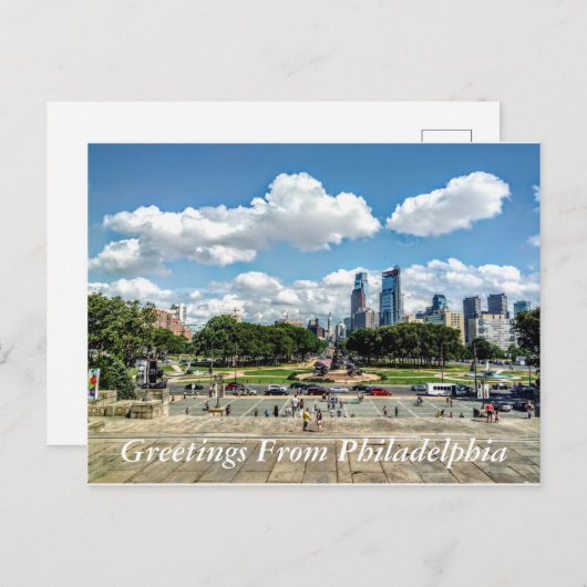 フィラデルフィ感じアの ポストカード (正面/裏面)