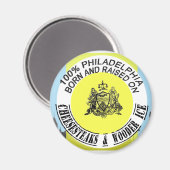 フィラデルフィ生まれアおよび上昇 マグネット (正面/裏面)
