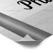 フィラデルフィ素晴らしアの白黒の鐘 ポスター (角)