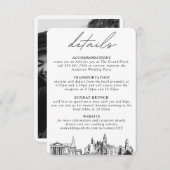 フィラデルフィ結婚アの詳細エンクロージャカード エンクロージャーカード (正面/裏面)