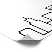 フィラデルフィ結婚アの | 12テーブル座席表 ポスター (角)