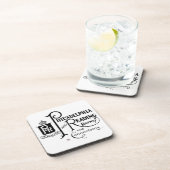 フィラデルフィ読アと鉄道のロゴ コースター (右側)