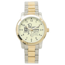 フィラデルフィ読アと鉄道のロゴ 腕時計