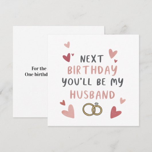 フィランス誕生日カード (正面/裏面)