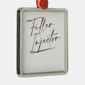 フィラーインジェクタ化粧用インジェクタナース メタルオーナメント (右)