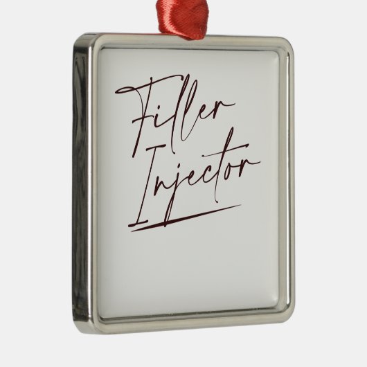フィラーインジェクタ化粧用インジェクタナース メタルオーナメント (右)