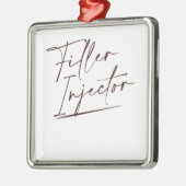 フィラーインジェクタ化粧用インジェクタナース メタルオーナメント (左)