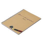 フィラー万年筆(インク入り) – ノートブック (左側)