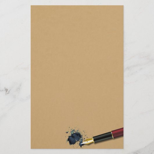 フィラー万年筆（インク入り） – 文房具 便箋 (正面)