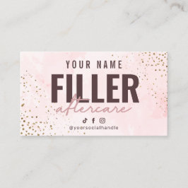 フィラー命令アフターケアカード 名刺