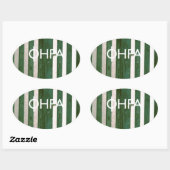 フィラ – サントリーニ 楕円形シール (シート)