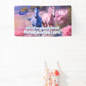 フィリかわいらしーまたは子馬ウェスタンスタイル 横断幕 (インサイチュ)