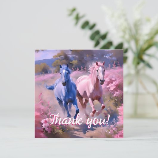 フィリかわいらしーまたは子馬 サンキューカード (スタンド正面)