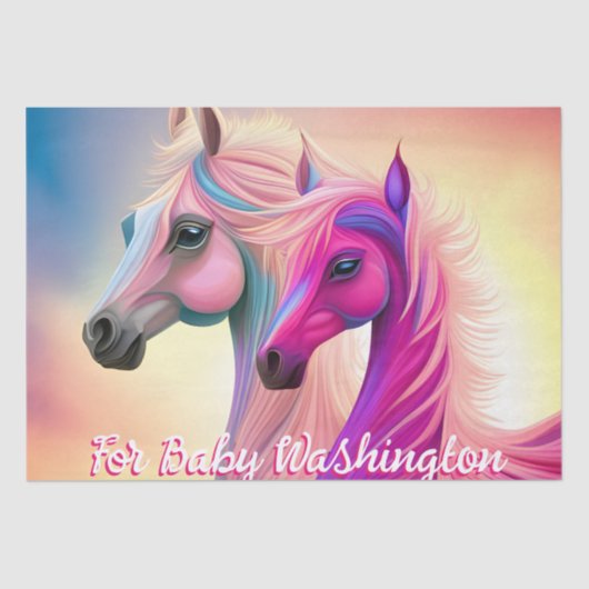 フィリかわいらしーまたは子馬 薄葉紙 (正面)