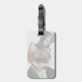 フィリアス・フェイネコスチームパンク猫&トップハット2 ラゲッジタグ (裏面縦)