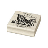 フィリエレガントグリーサンタスリパーソナライズされたー名 ラバースタンプ (スタンプ)